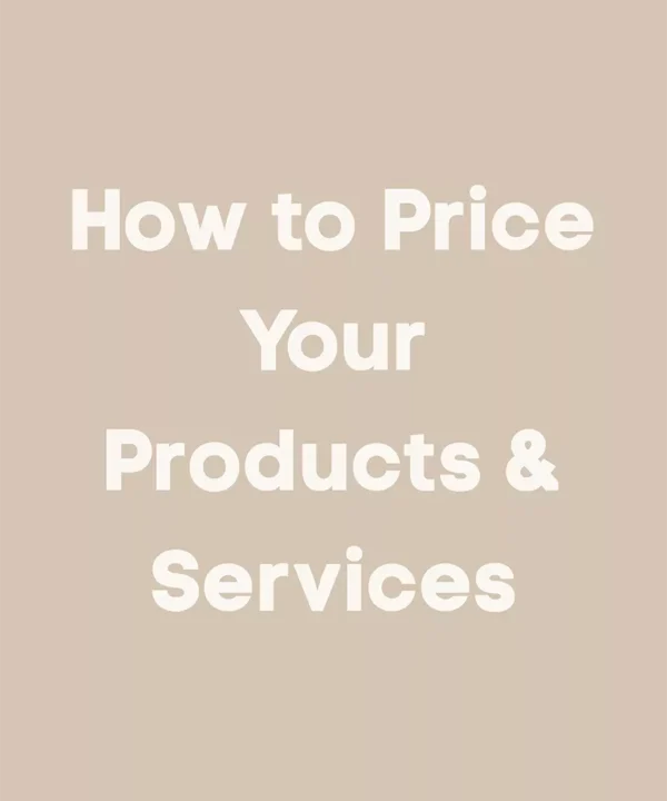 How to Price Your Products