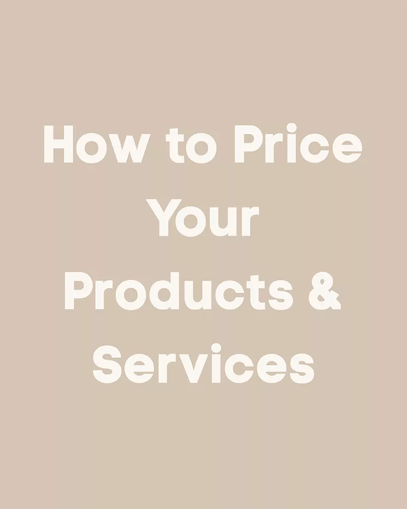 How to Price Your Products